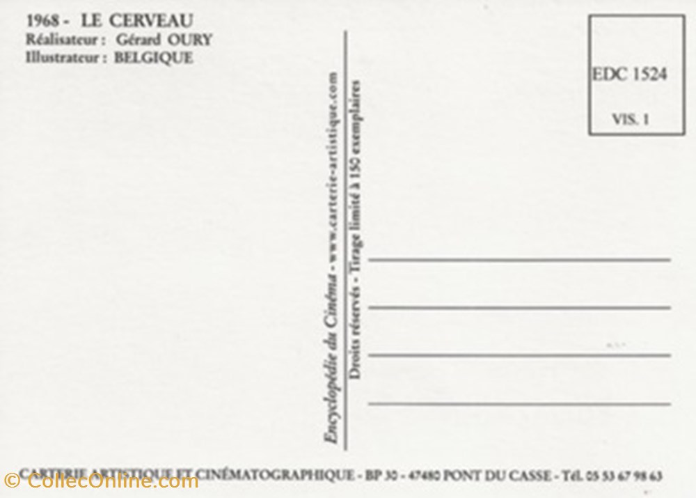 cartes postales autres le cerveau