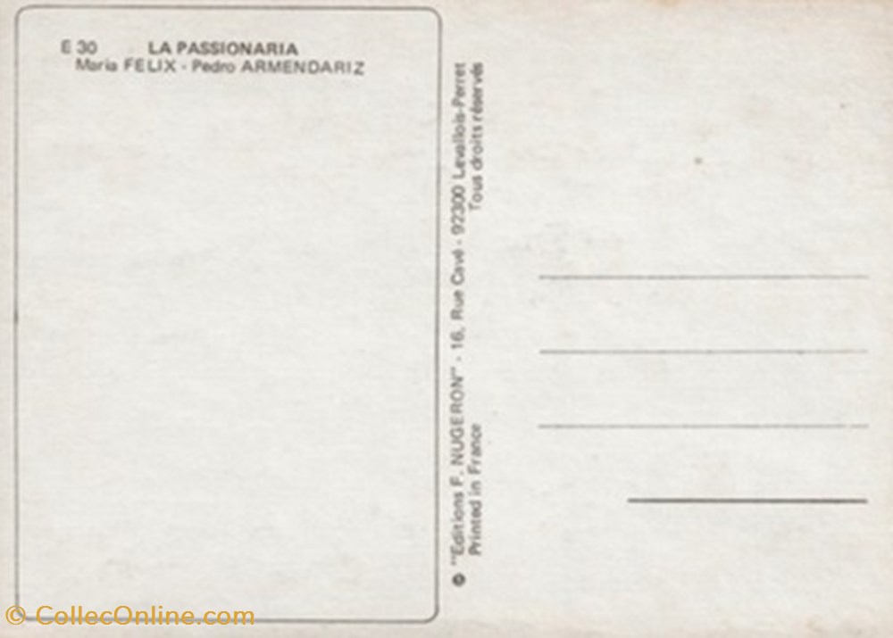 cartes postales autres la passionaria