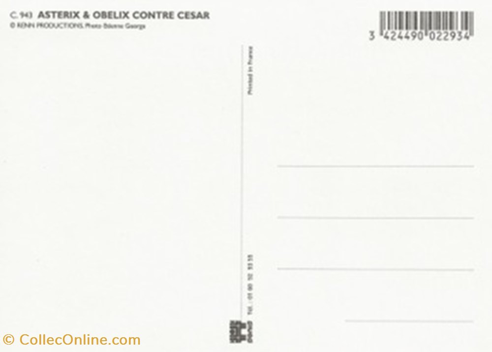 Astérix & Obélix contre César cartes postales autres asterix obelix contre cesar