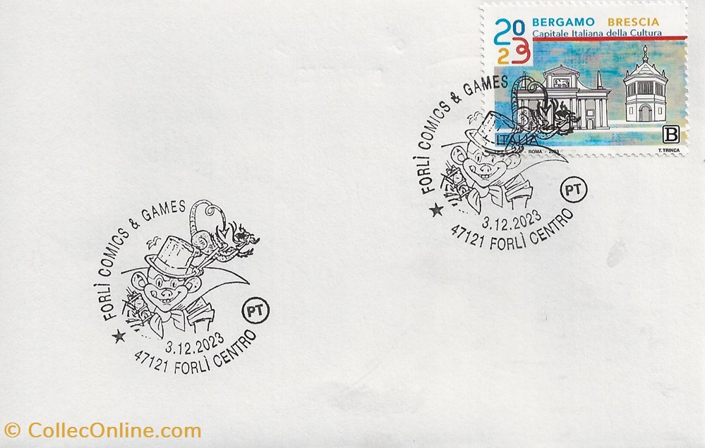 Forli (Italie) 2023 Forli comics & games timbres forli italie 2023 forli comics games
