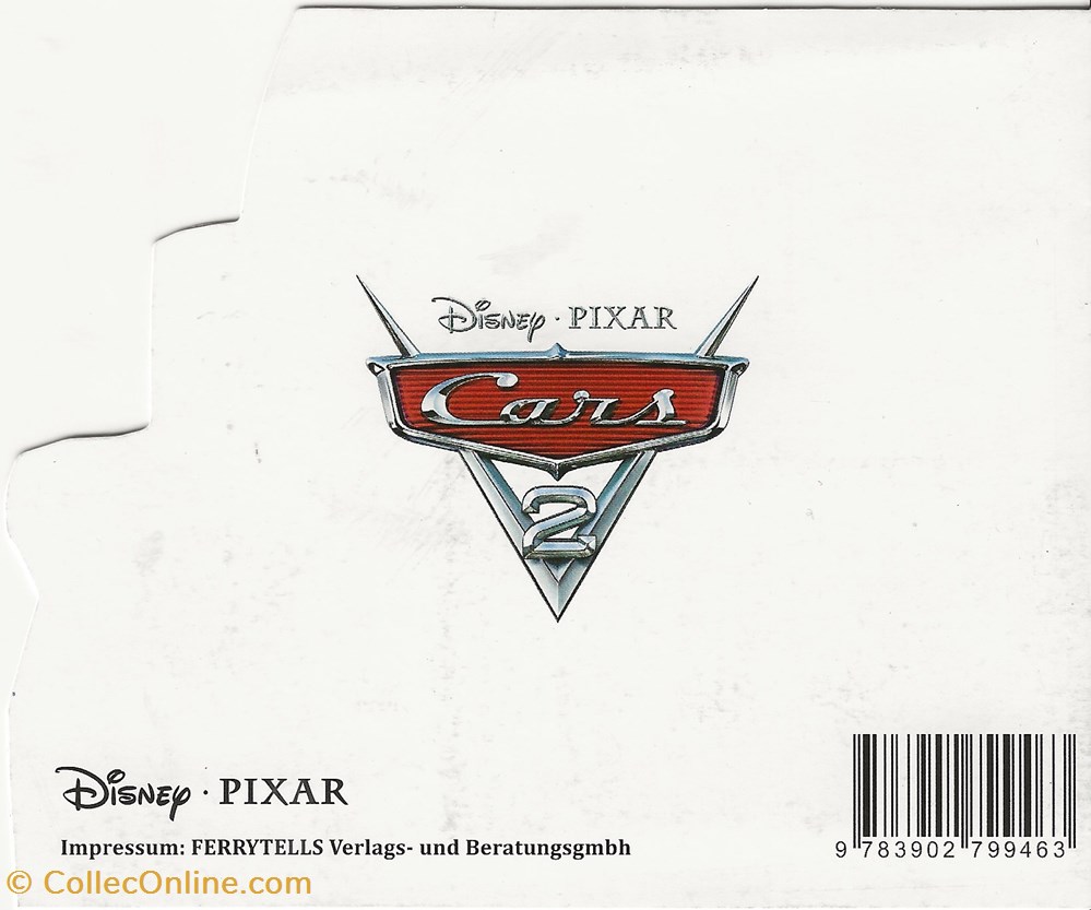 ZZZ Carnet (Autriche) 2011 Cars 2 - Hook 3 timbres zzz carnet autriche 2011 cars 2 hook