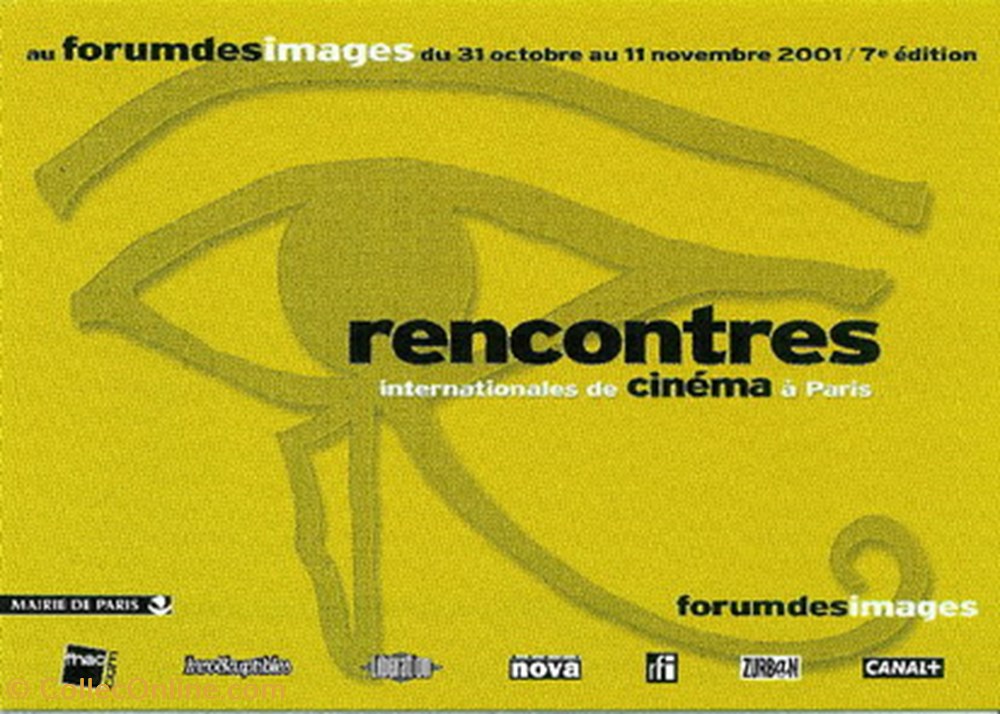 Paris Rencontres de cinéma 2001 cartes postales autres paris rencontres de cinema 2001