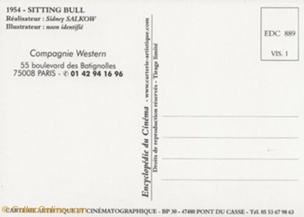 Sitting Bull cartes postales autres sitting bull
