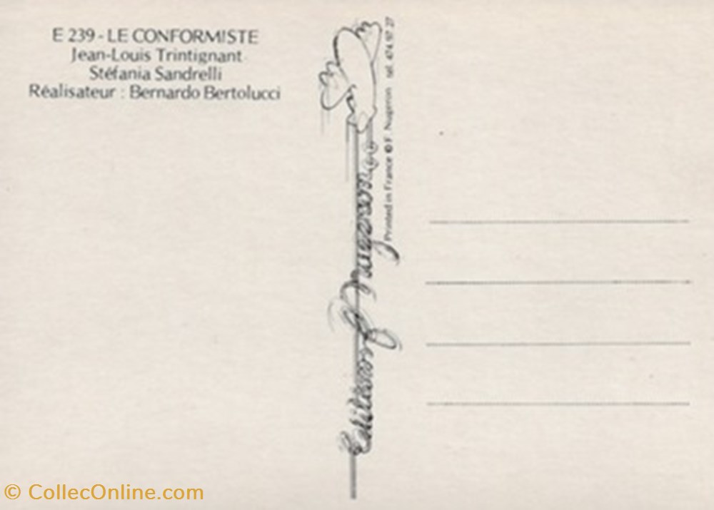 Le conformiste cartes postales autres le conformiste