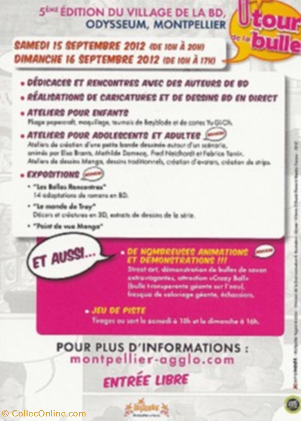 Montpellier (34) 2012 cartes postales bande dessinee montpellier 34 2012