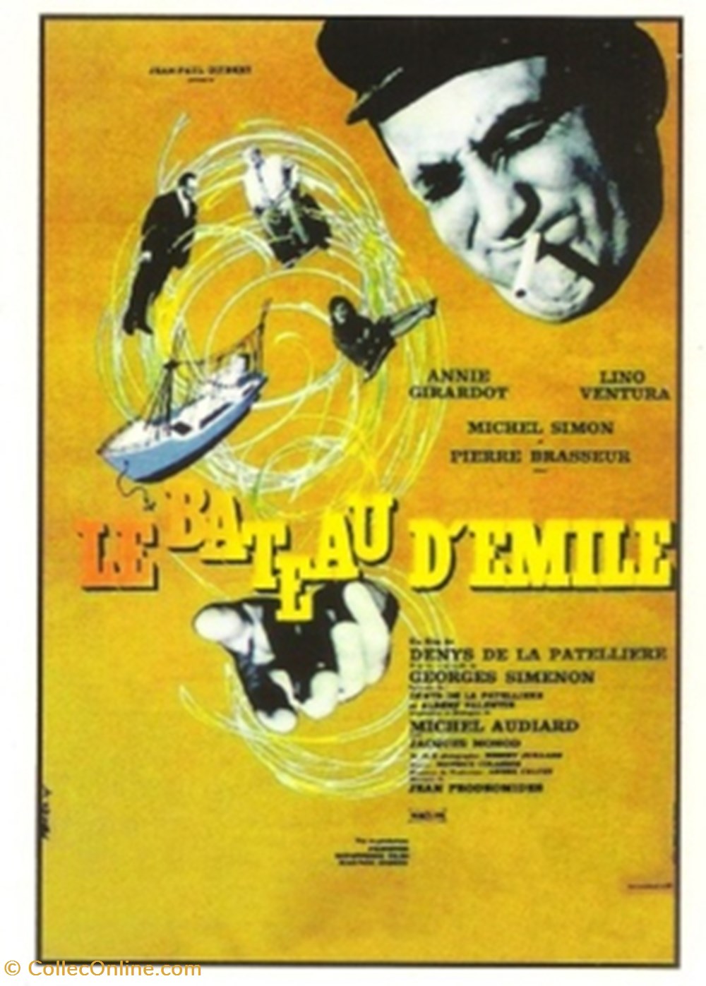 cartes postales autres le bateau emile