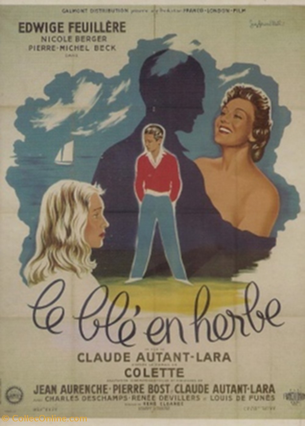 cartes postales autres le ble en herbe