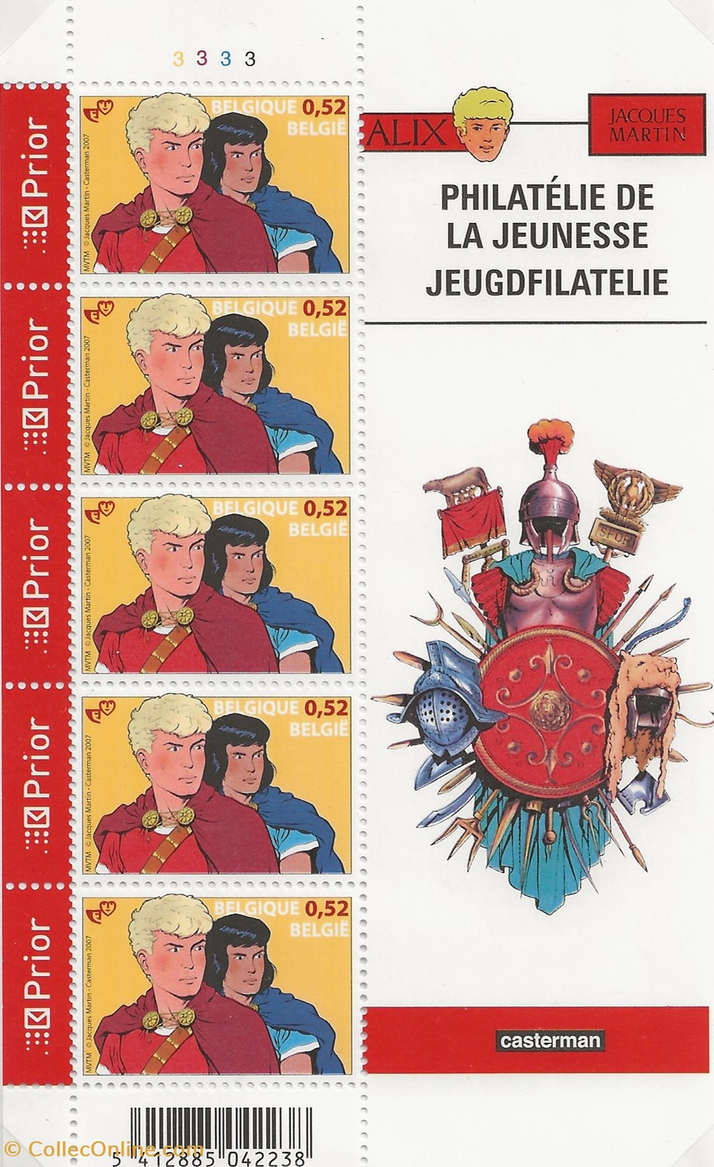 timbres zzz belgique 2007 bloc philatelie de la jeunesse