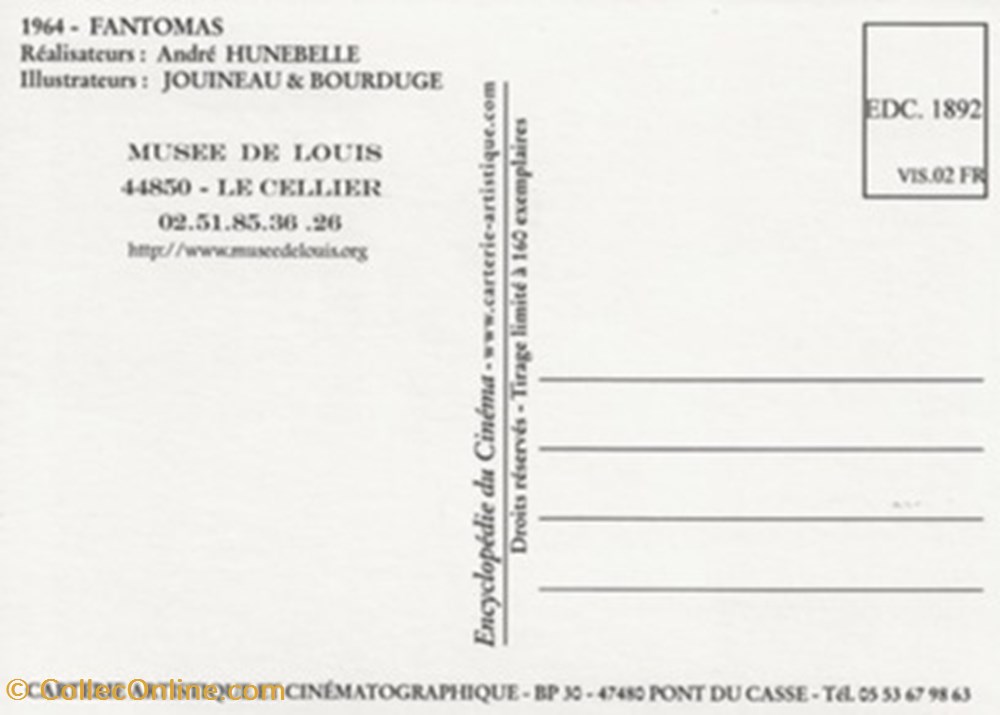 cartes postales autres fantomas