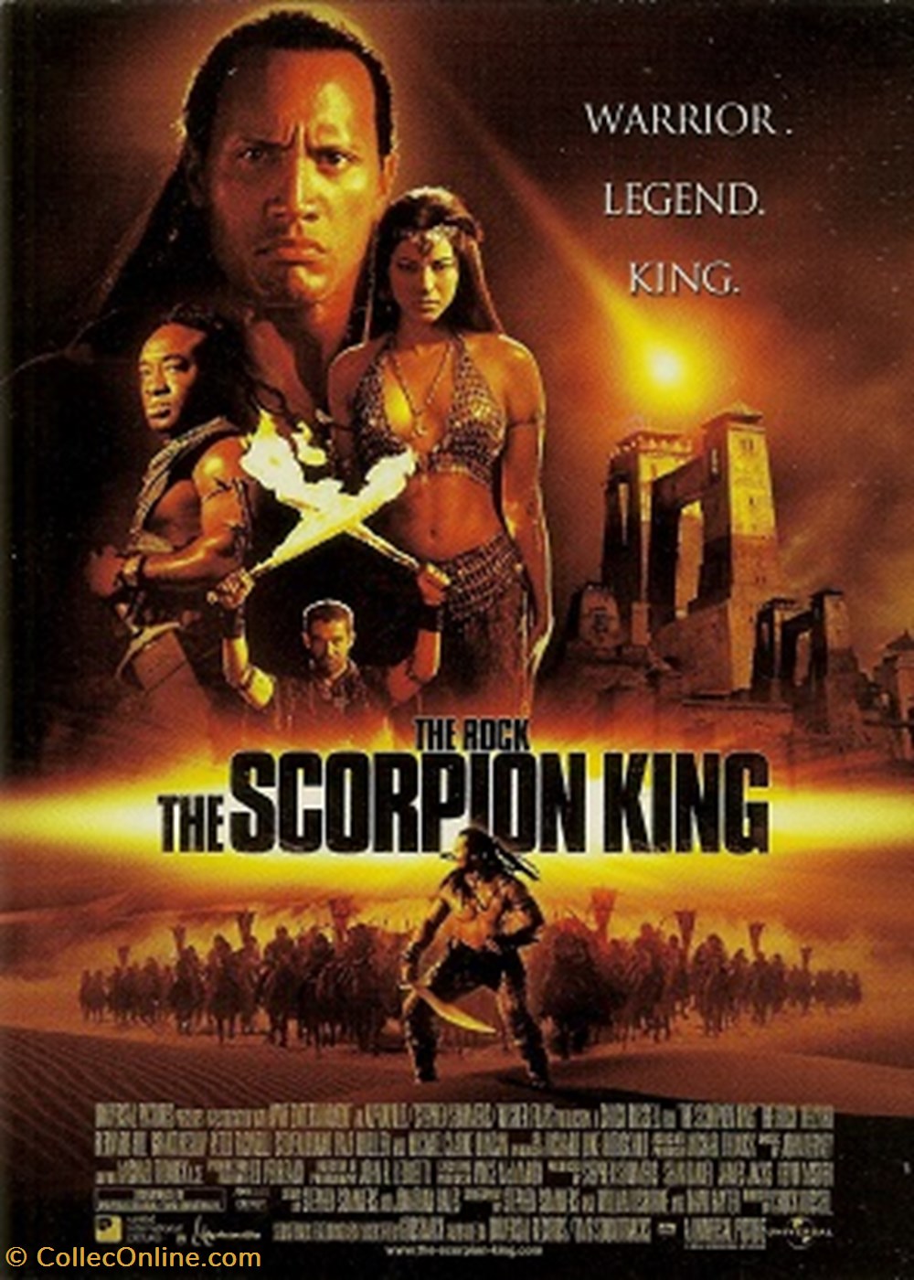 The scorpion king cartes postales autres the scorpion king