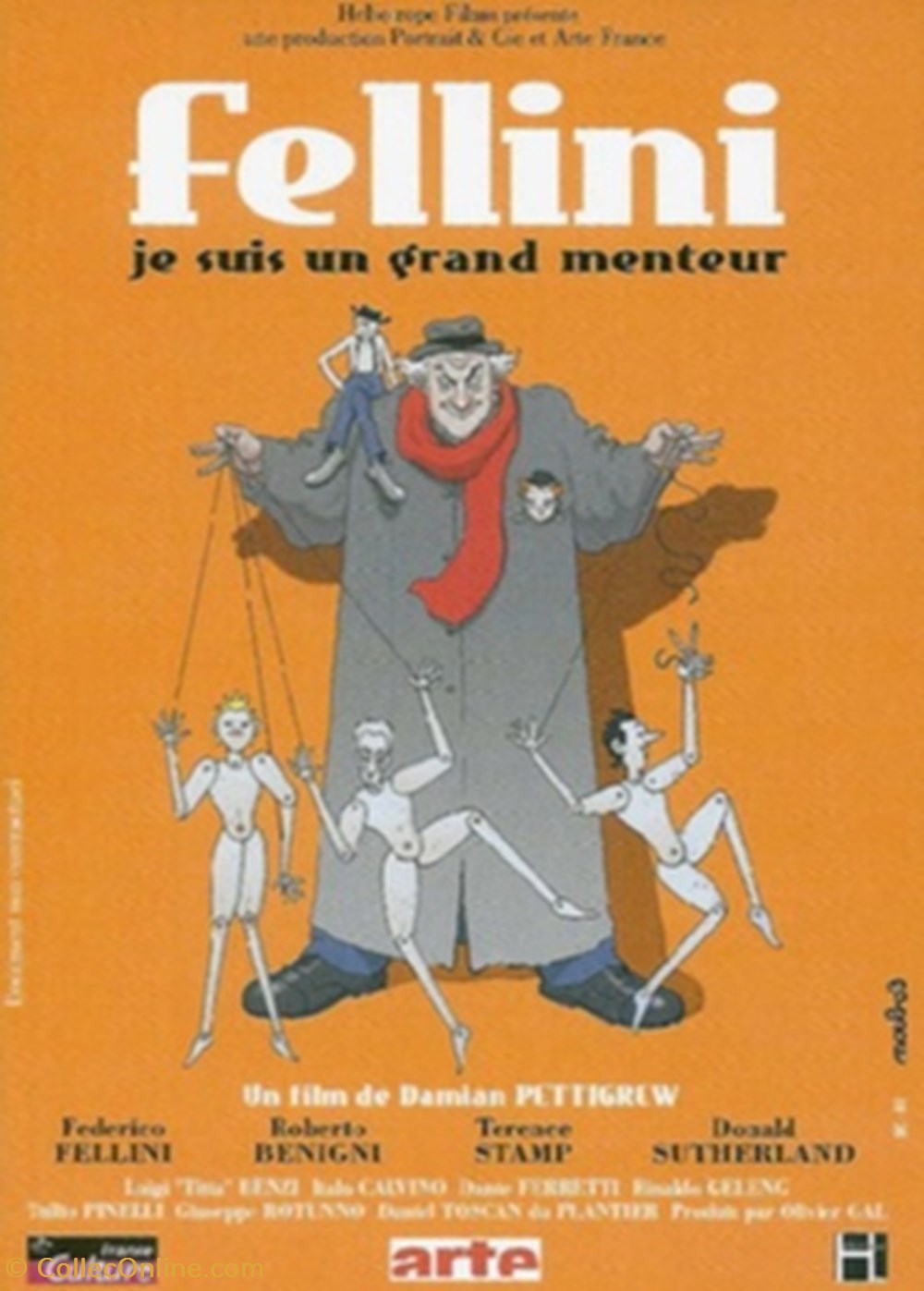 cartes postales autres fellini je suis un grand menteur