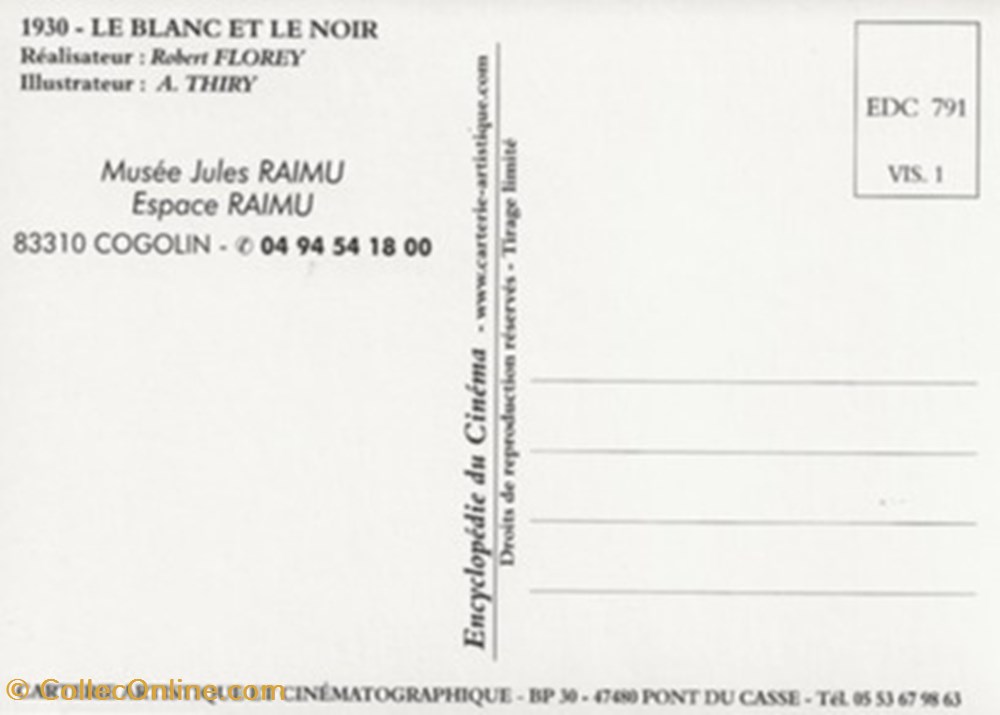 Le blanc et le noir cartes postales autres le blanc et le noir