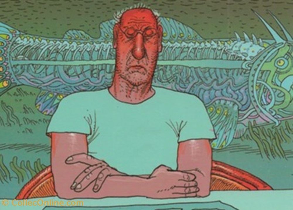 Moebius cartes postales bande dessinee moebius