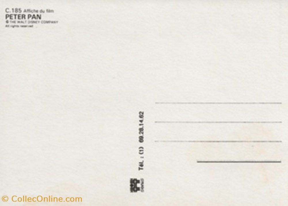 Peter pan cartes postales autres peter pan
