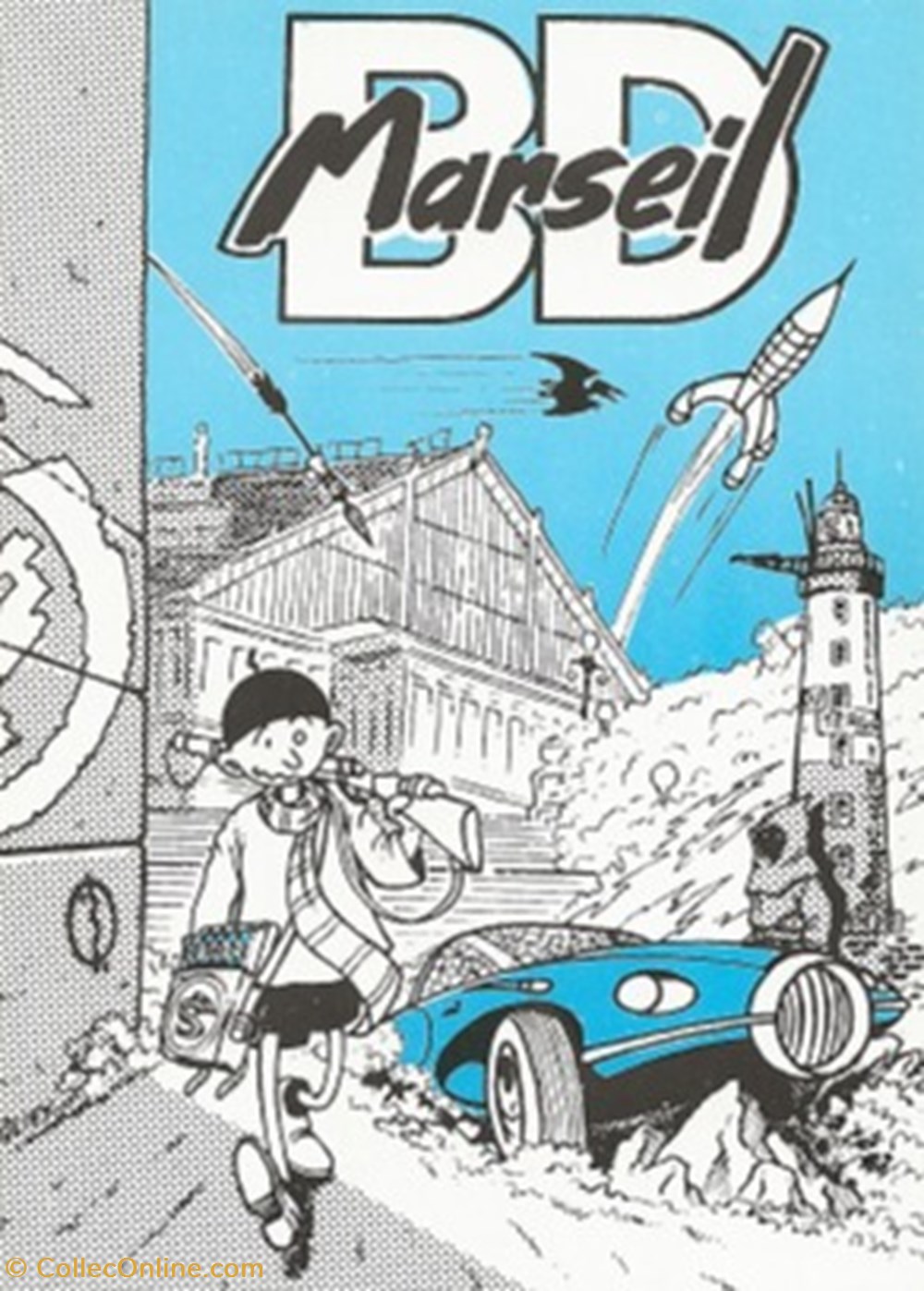 cartes postales bande dessinee marseil bd