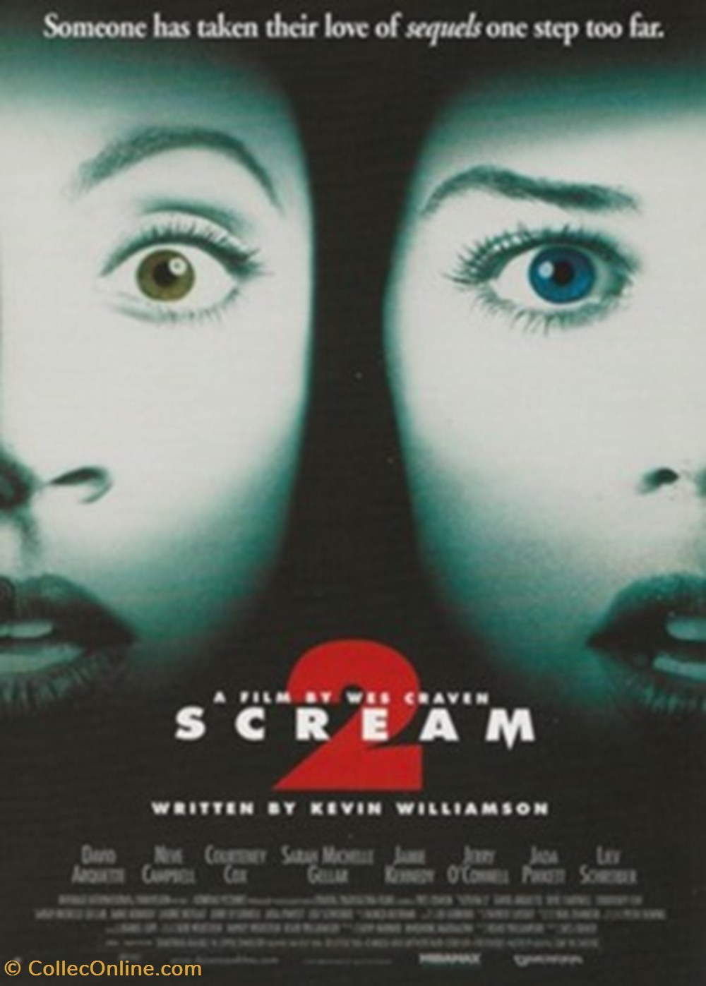 Scream 2 cartes postales autres scream 2