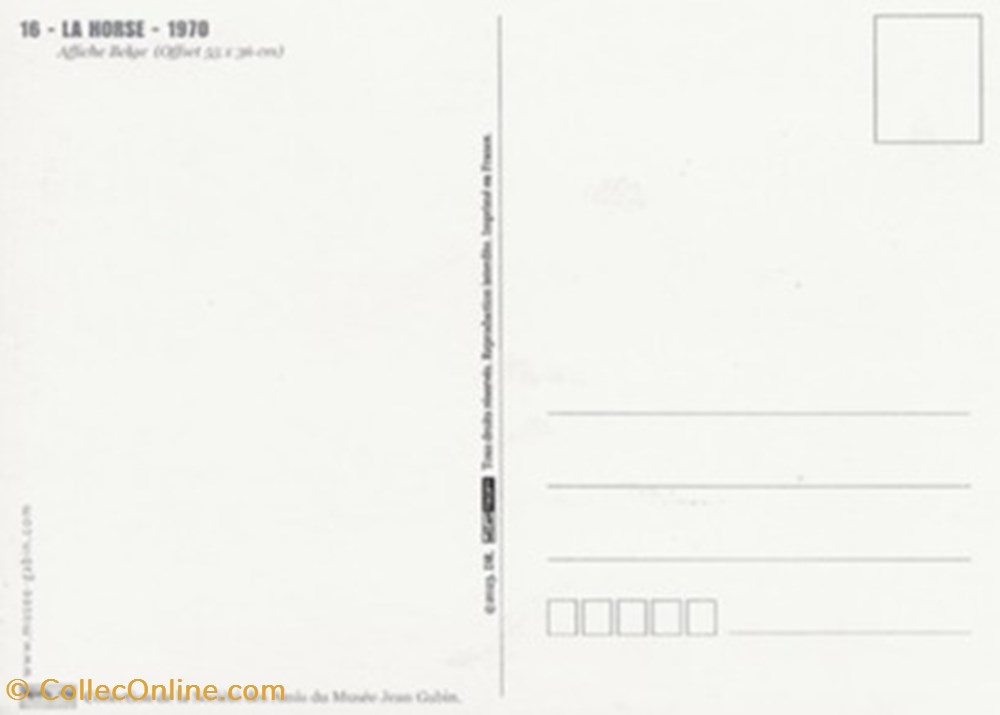 La horse cartes postales autres la horse