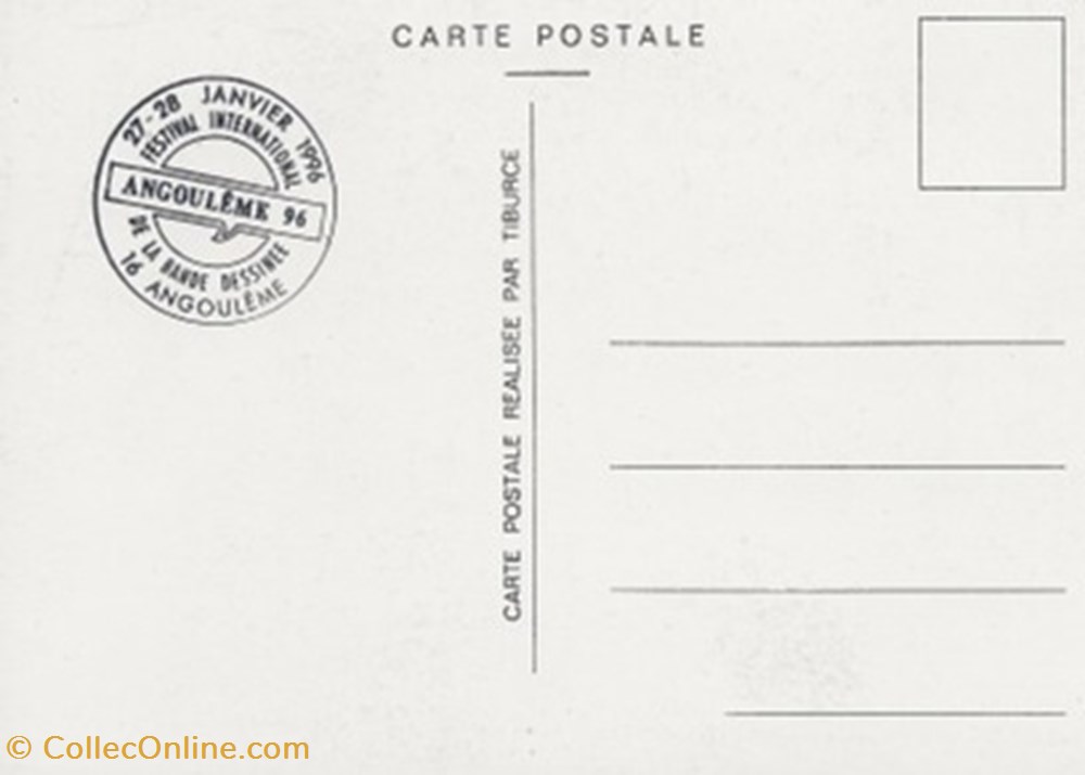 cartes postales bande dessinee angouleme 16 1996