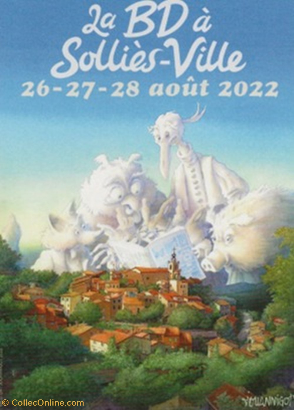 Solliès-Ville (83) 2022 cartes postales bande dessinee sollies ville 83 2022