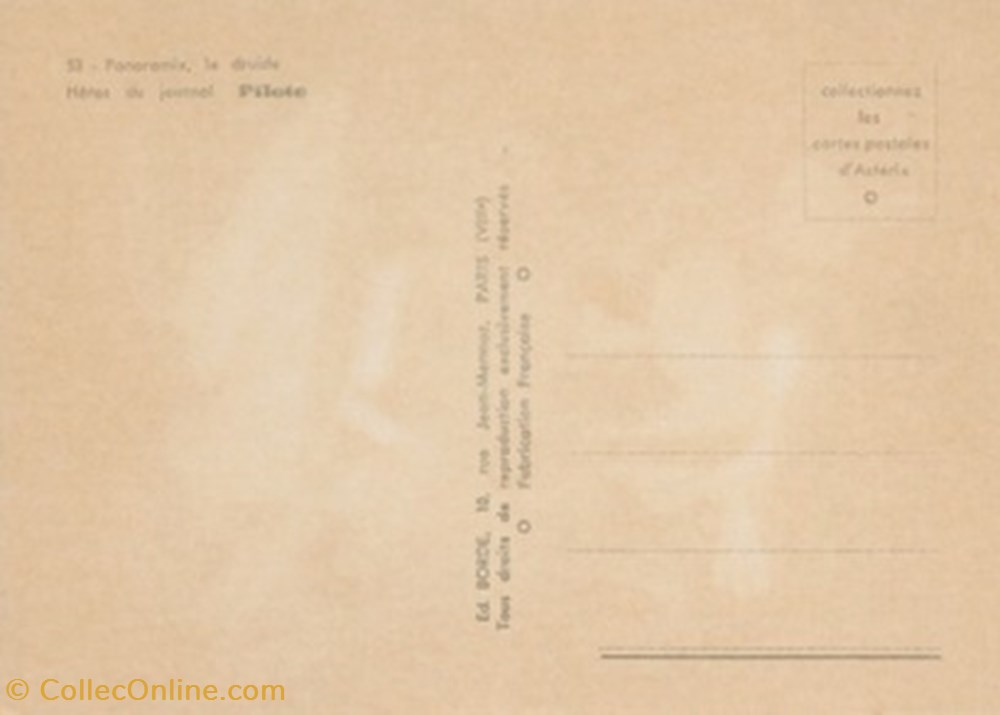 Astérix cartes postales bande dessinee asterix