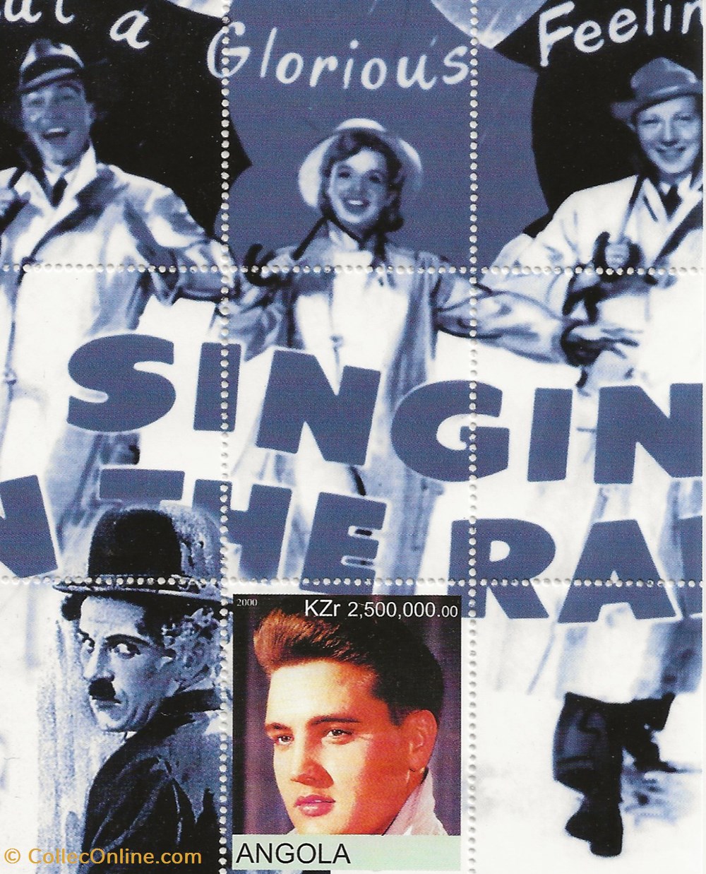 ZZZ Bloc (Angola) 2001 Elvis Presley timbres zzz bloc angola 2001 elvis presley