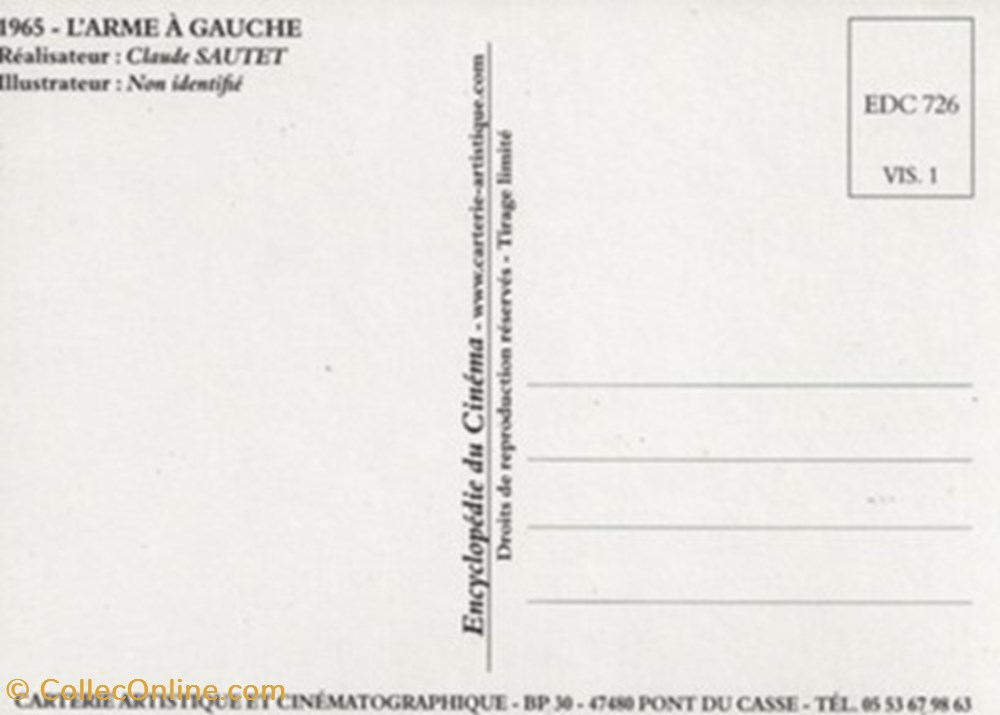 cartes postales autres l arme a gauche