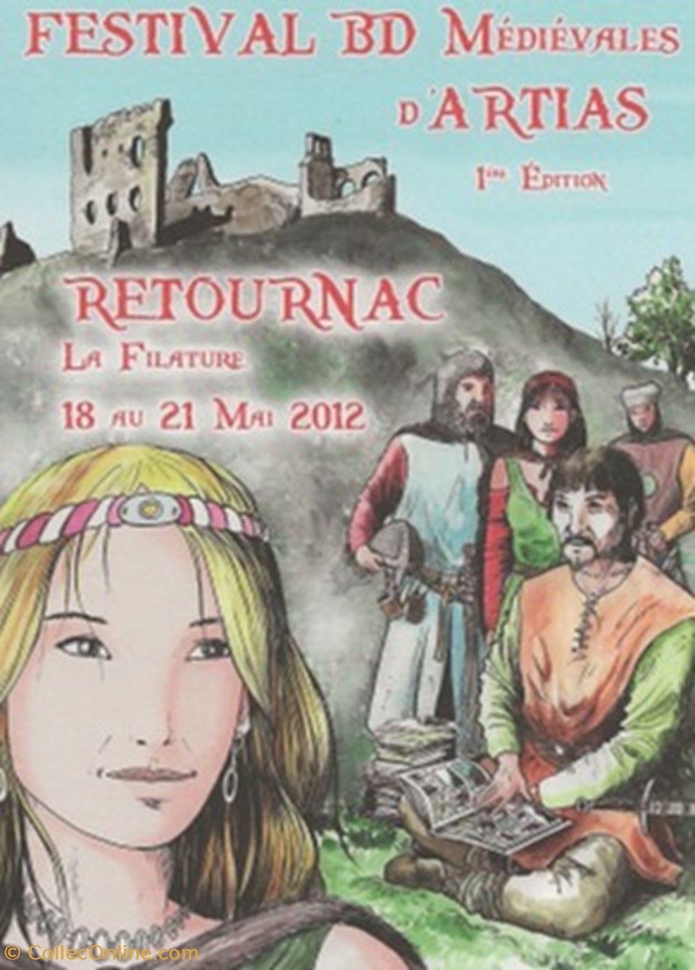 Retournac (43) 2012 cartes postales bande dessinee retournac 43 2012