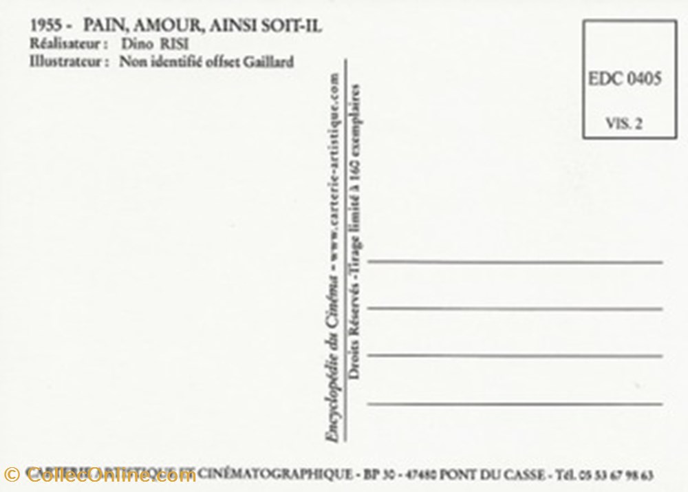 cartes postales autres pain amour ainsi soit il