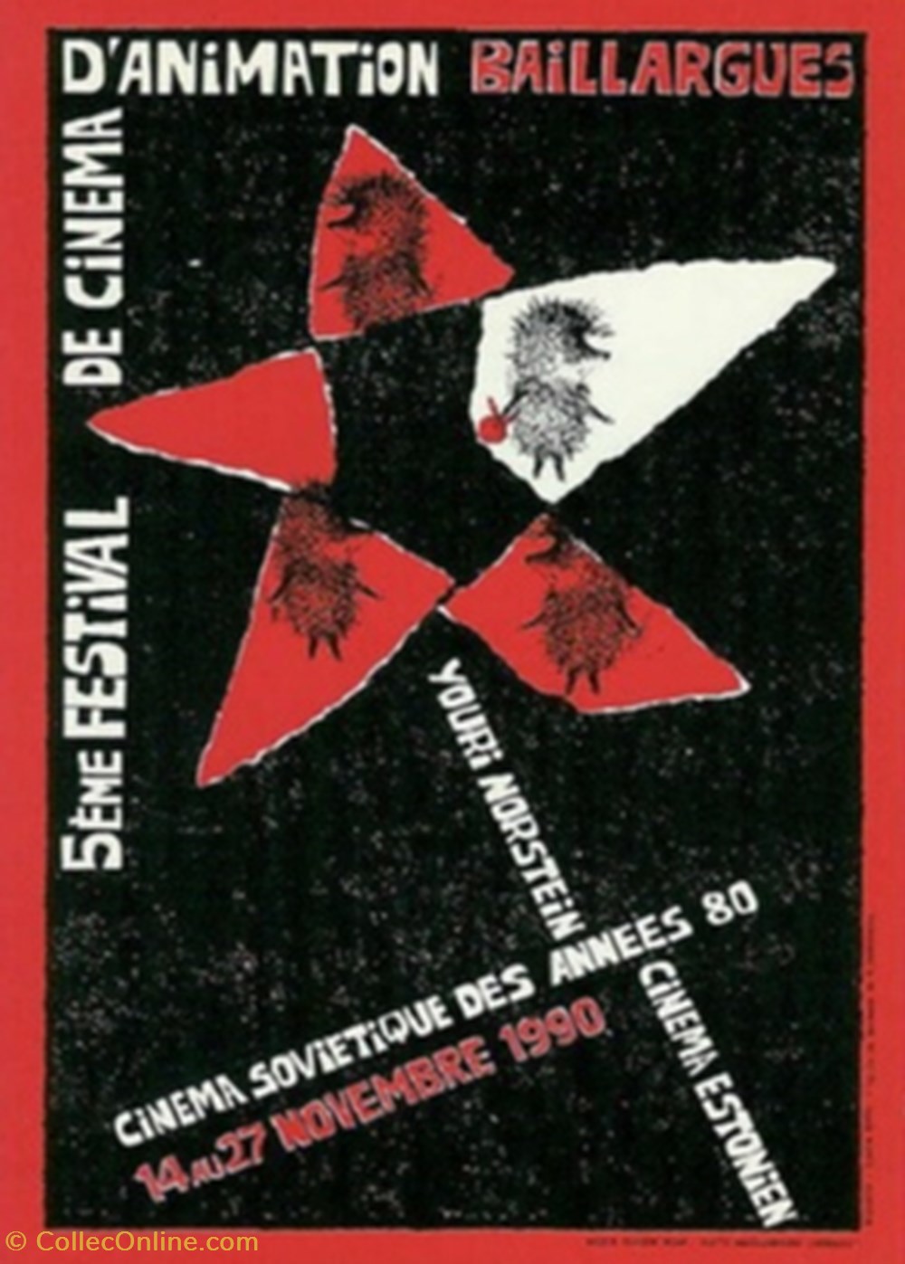 cartes postales autres baillargues festival de cinema animation 1990