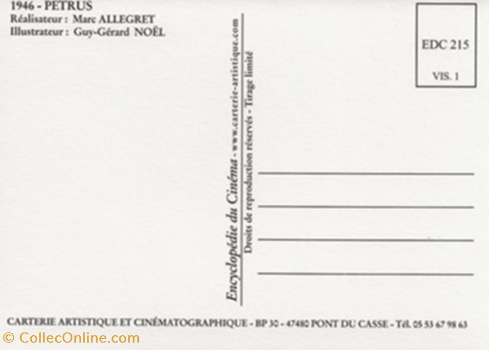 cartes postales autres petrus