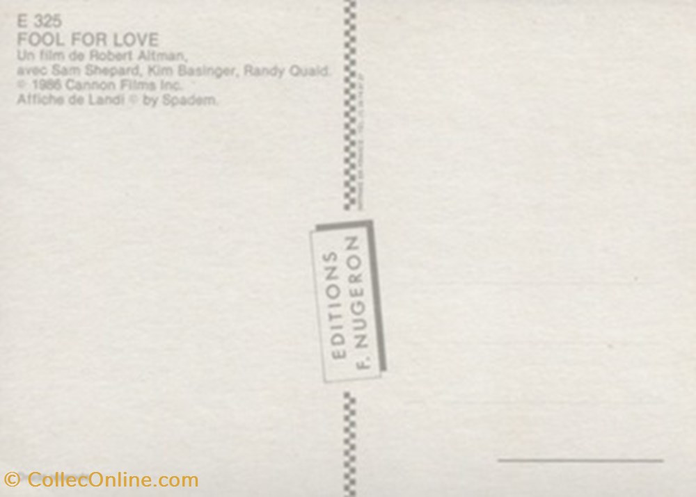 cartes postales autres fool for love