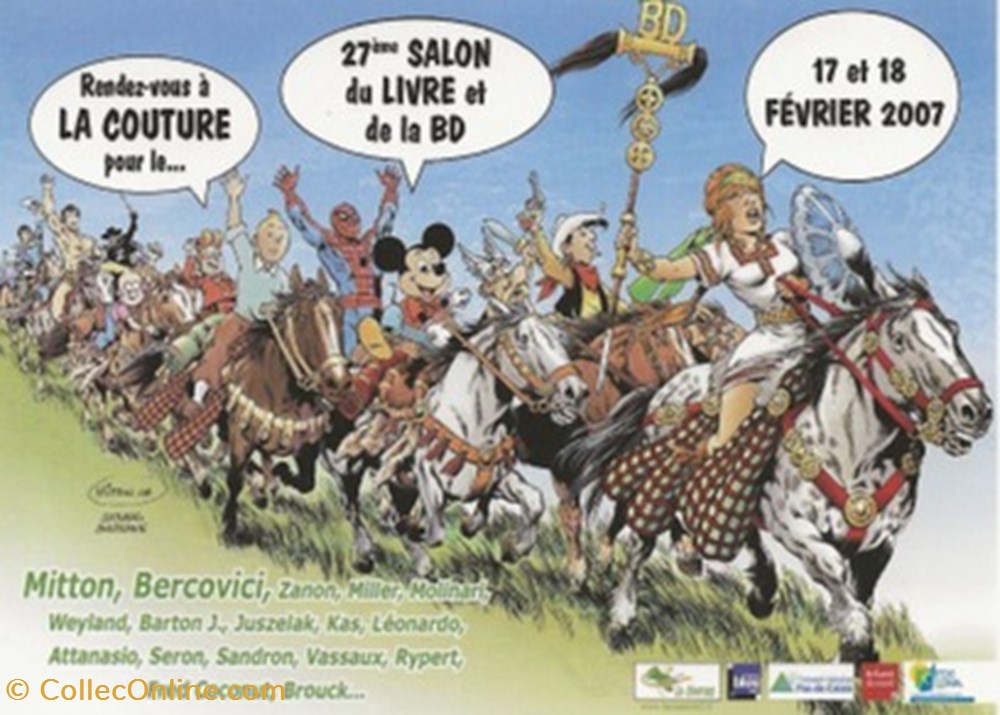 La Couture (62) 2007 cartes postales bande dessinee la couture 62 2007