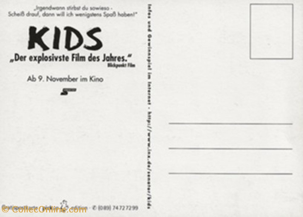 cartes postales autres kids