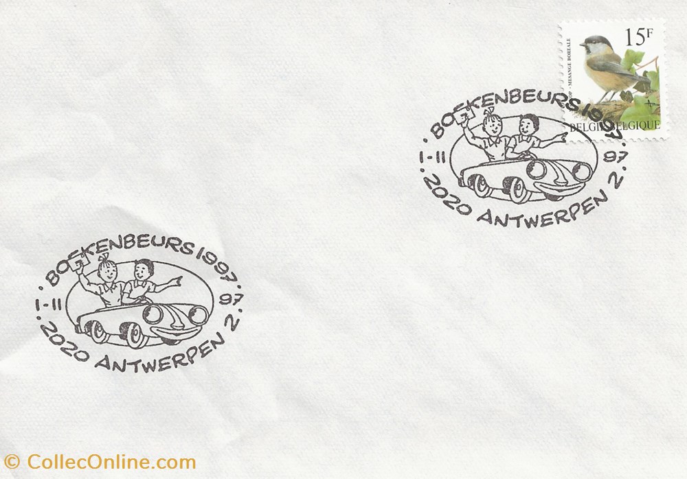 Antwerpen (Belgique) 1997 Boekenbeurs timbres antwerpen belgique 1997 boekenbeurs