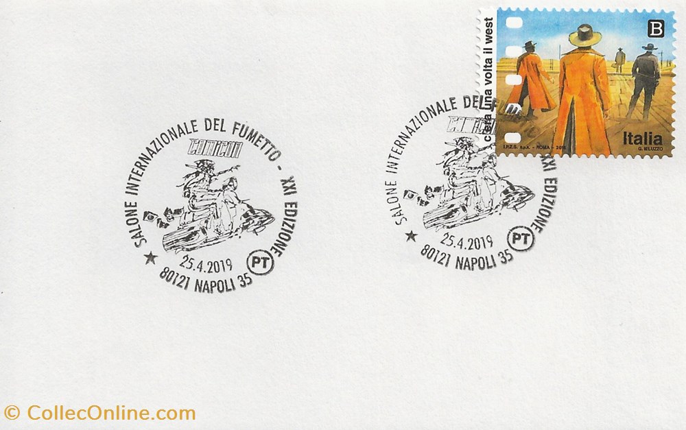 Napoli (Italie) 2019 Salone internazionale del fumetto - Comicon - XXI edizione timbres napoli italie 2019 salone internazionale del fumetto comicon xxi edizione