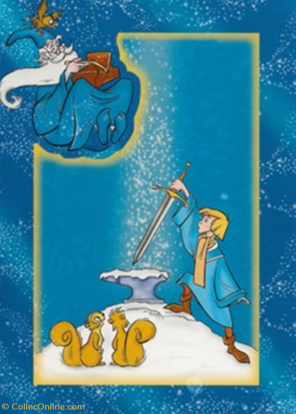 cartes postales autres merlin enchanteur