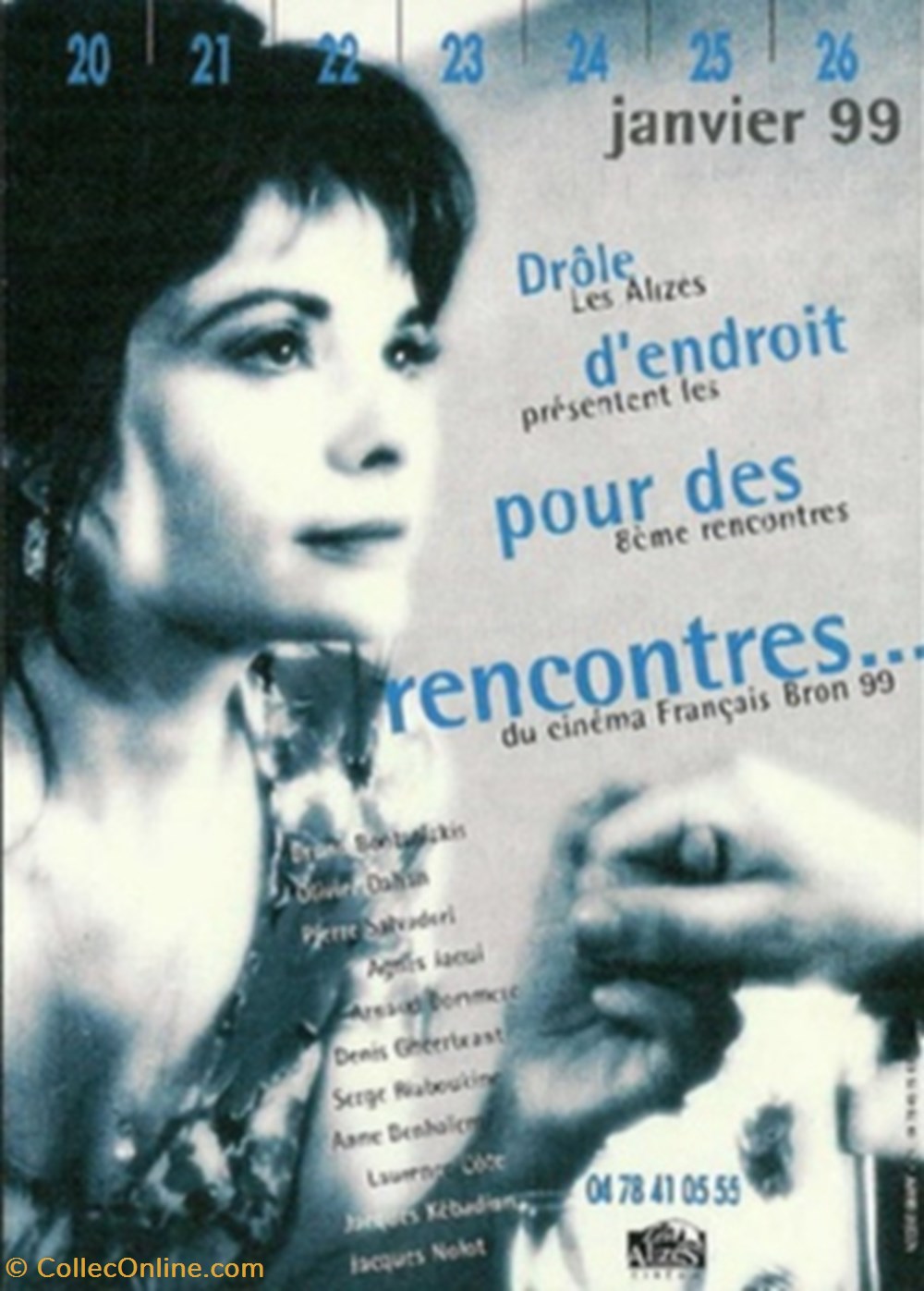 Bron Rencontres du cinéma français 1999 cartes postales autres bron rencontres du cinema francais 1999