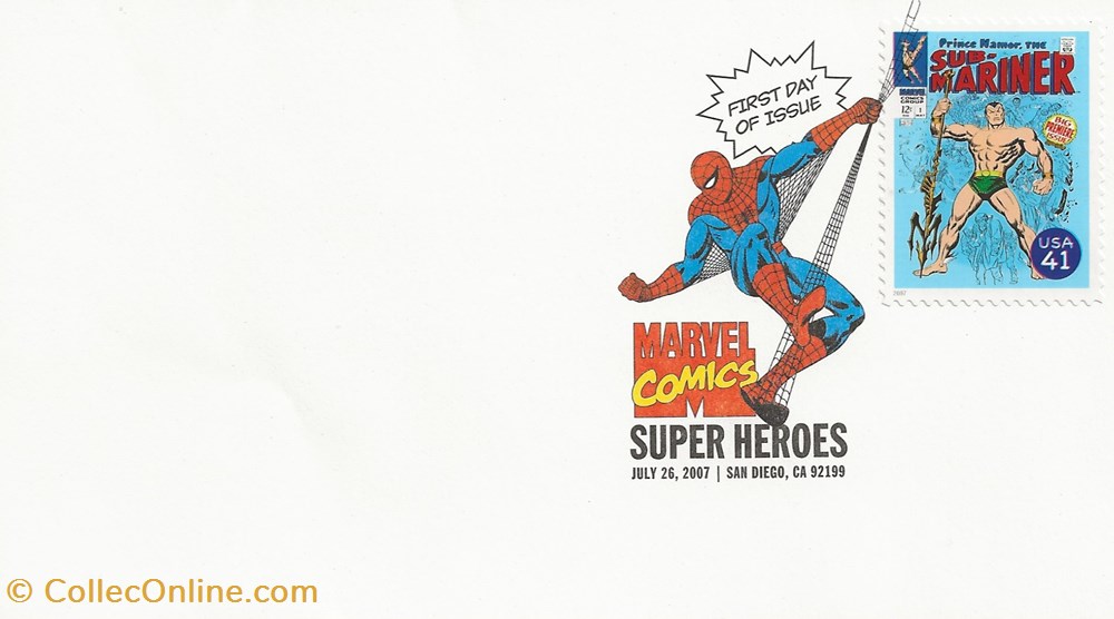 San Diégo (Etats-Unis) 2007 Marvel comics - Super heroes timbres san diego etats unis 2007 marvel comics super heroes