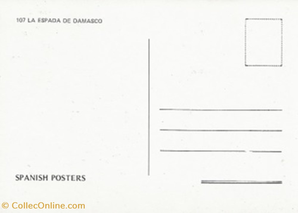 cartes postales autres la espada de damasco