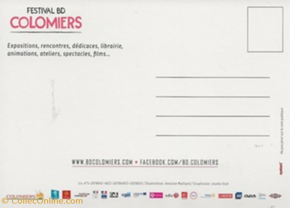 Colomiers (31) 2019 cartes postales bande dessinee colomiers 31 2019