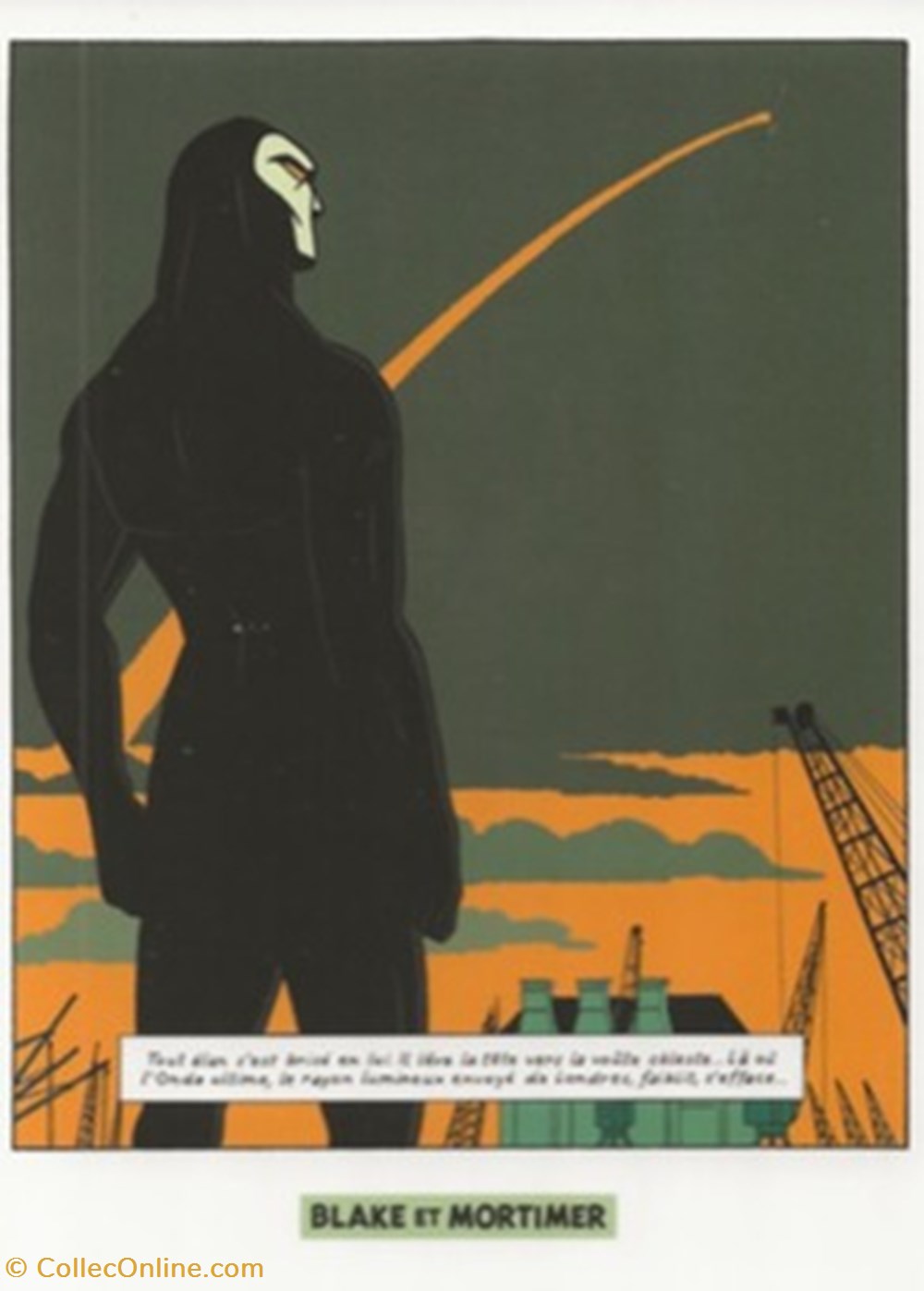 Blake et Mortimer cartes postales bande dessinee blake et mortimer