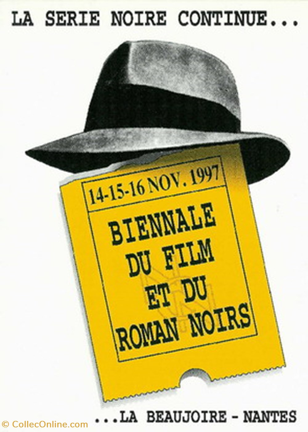 cartes postales autres nantes biennale du film et du roman noir 1997