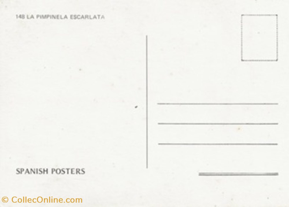cartes postales autres la pimpinela escarlata
