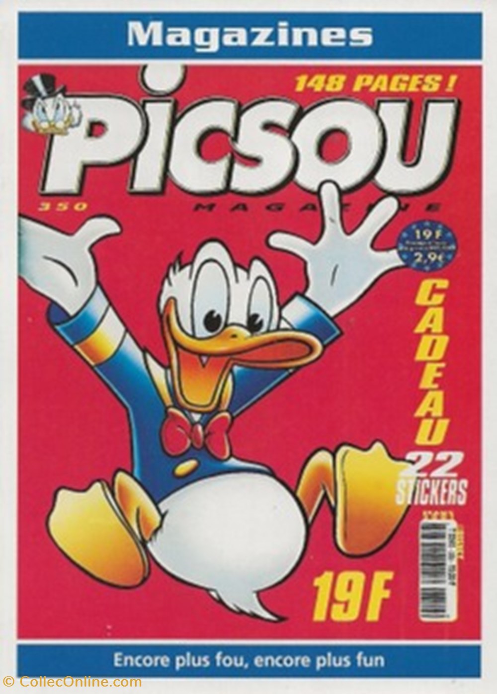 cartes postales bande dessinee picsou