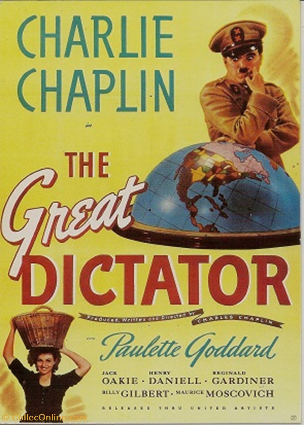 The great dictator cartes postales autres the great dictator