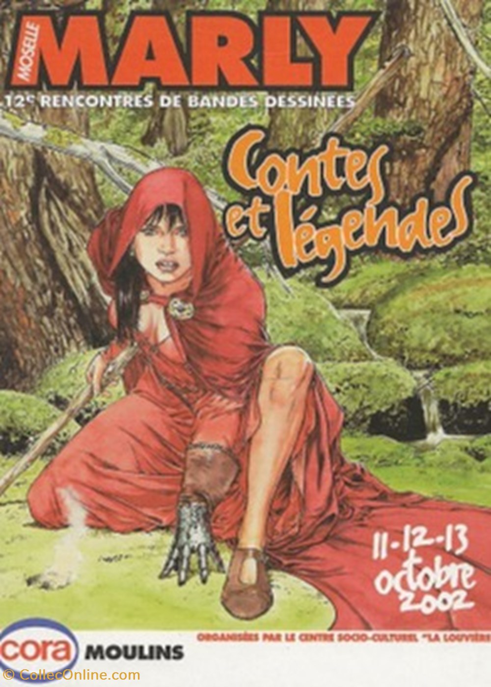 cartes postales bande dessinee marly 57 2002
