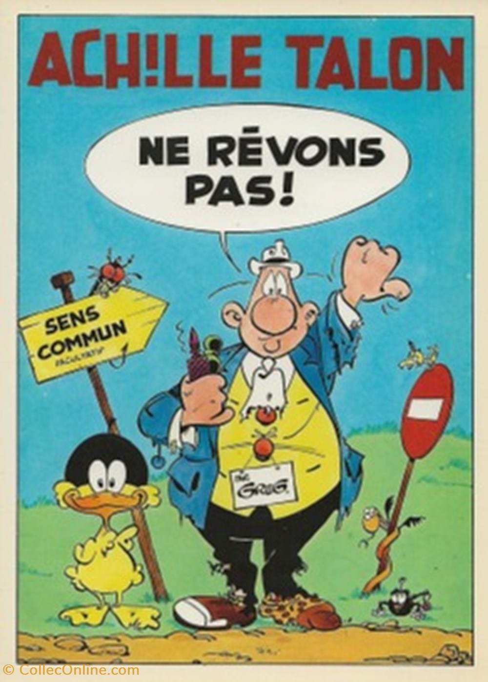 Achille Talon cartes postales bande dessinee achille talon