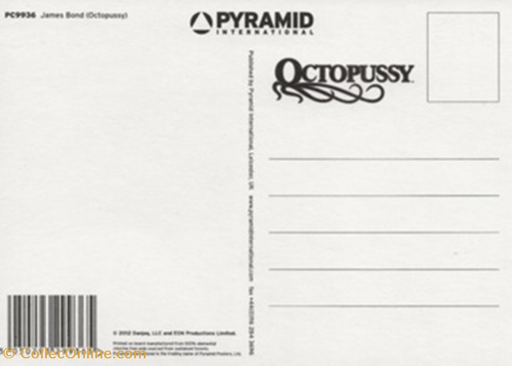 Octopussy cartes postales autres octopussy