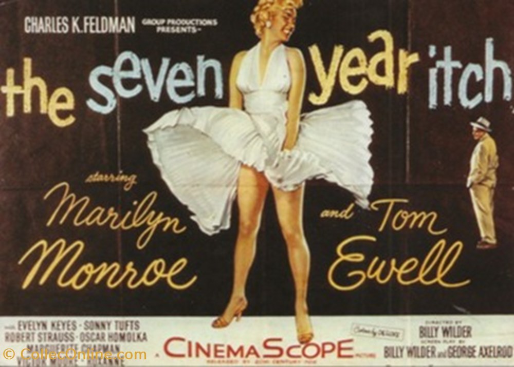 cartes postales autres the seven year itch