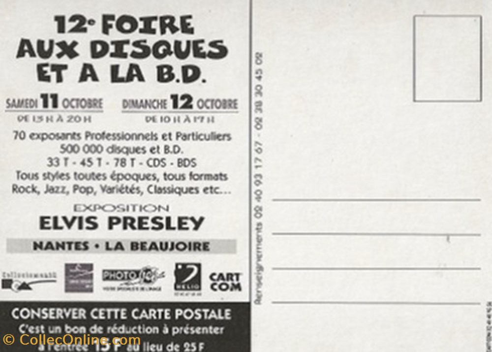 cartes postales bande dessinee nantes 44 1997